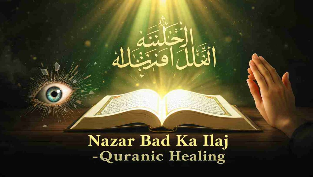 نظر بد کا علاج - قرآنی وظائف اور روحانی دم | Nazar Bad Ka Ilaj - Quranic Healing Banner

