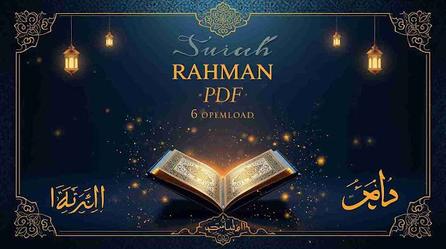 Surah Rahman PDF Download – Surah Ar-Rahman Full Tilawat | سورۃ الرحمن– پی ڈی ایف ڈاؤن لوڈ، –فضائل، فوائد اور مکمل تلاوت