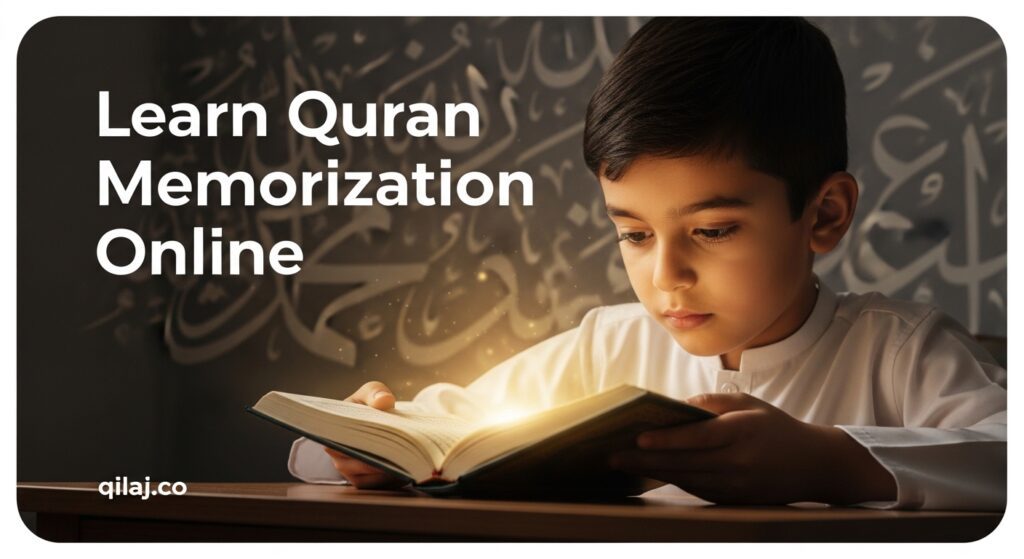 Tablet showing Quran word by word translation and tafseer, learning Quran online with House of Quran for beginners