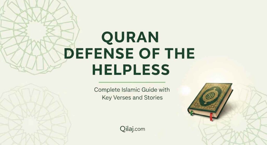 Quranic lessons for protecting and helping economically disadvantaged communities – Read full guide on Qilaj.com