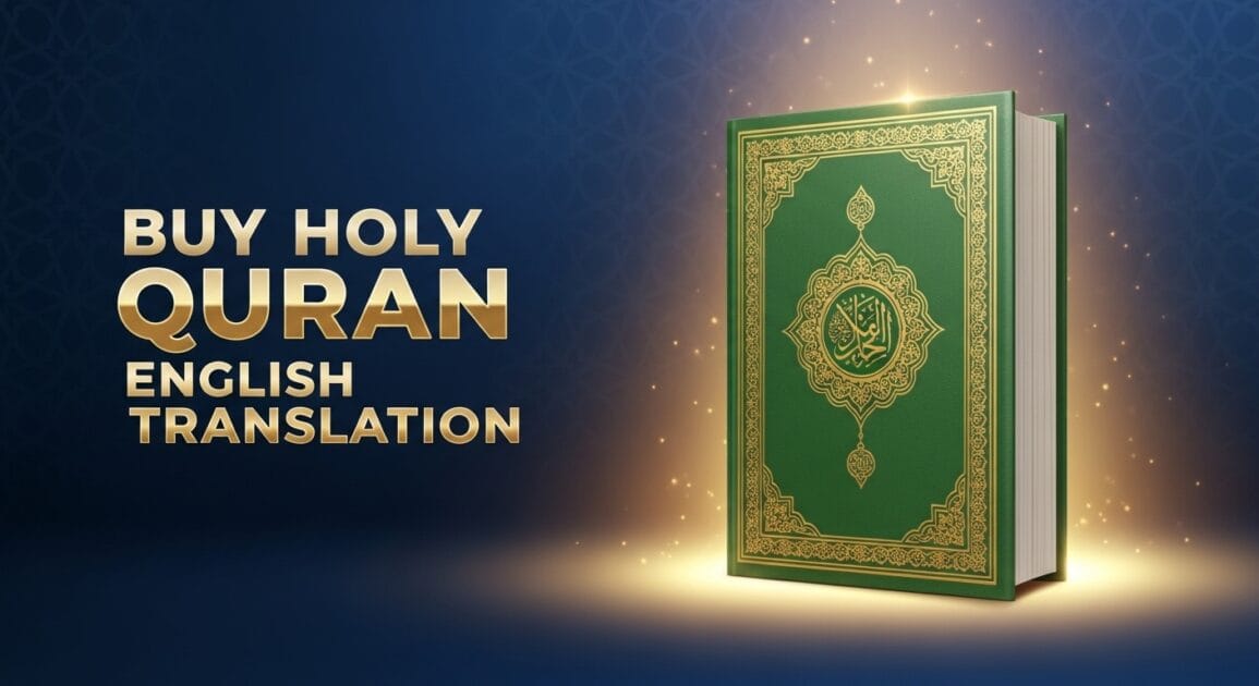 holy quran english translation green cover paperback book