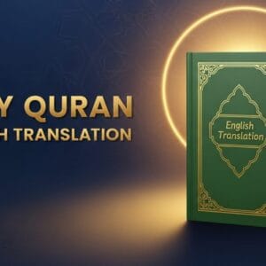 holy quran english translation book green cover islamic study