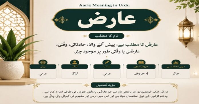 Aariz Meaning in Urdu | عارض Name Meaning Aariz Meaning in Urdu | عارض Name Meaning for Muslim Boy