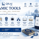 Islamic Tools for Quran Dua Tasbih Qibla and Prayer Times