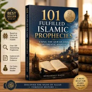 101 Fulfilled Islamic Prophecies book cover by Mohammad Baqer