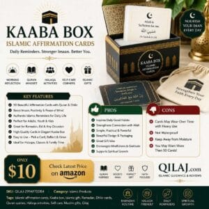 Kaaba Box Islamic Affirmation Cards review for daily Islamic reminders and gifts