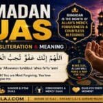 Ramadan Duas | Arabic, Transliteration Ramadan Duas in Arabic with English transliteration and meaning, featuring a collection of important duas for fasting, suhoor, iftar, worship, and Ramadan blessings.