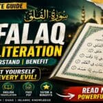 Surah Al-Falaq Transliteration: Complete Guide to Surah Falaq Transliteration Surah Al-Falaq transliteration with Arabic text, English translation, tafsir, benefits and free PDF guide